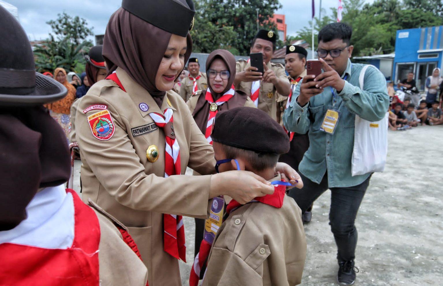 Fatmawati Rusdi Buka Lomba Tingkat II Pramuka Penggalang di Kepulauan Sangkarrang